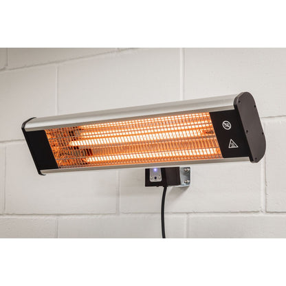 Sealey IWMH1809R High Efficiency Carbon Fibre Infrared Wall Heater 1800W/230V