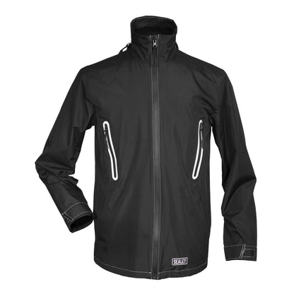 Sealey WPHJ02 Heated Rain Jacket 5V - Medium