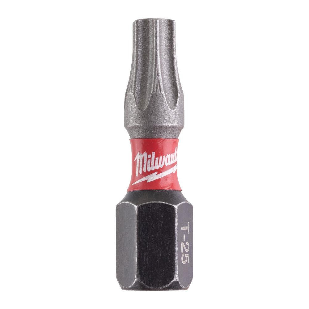 Milwaukee ShockWave Impact Duty TX25 x 25mm Screwdriving Bits x 2