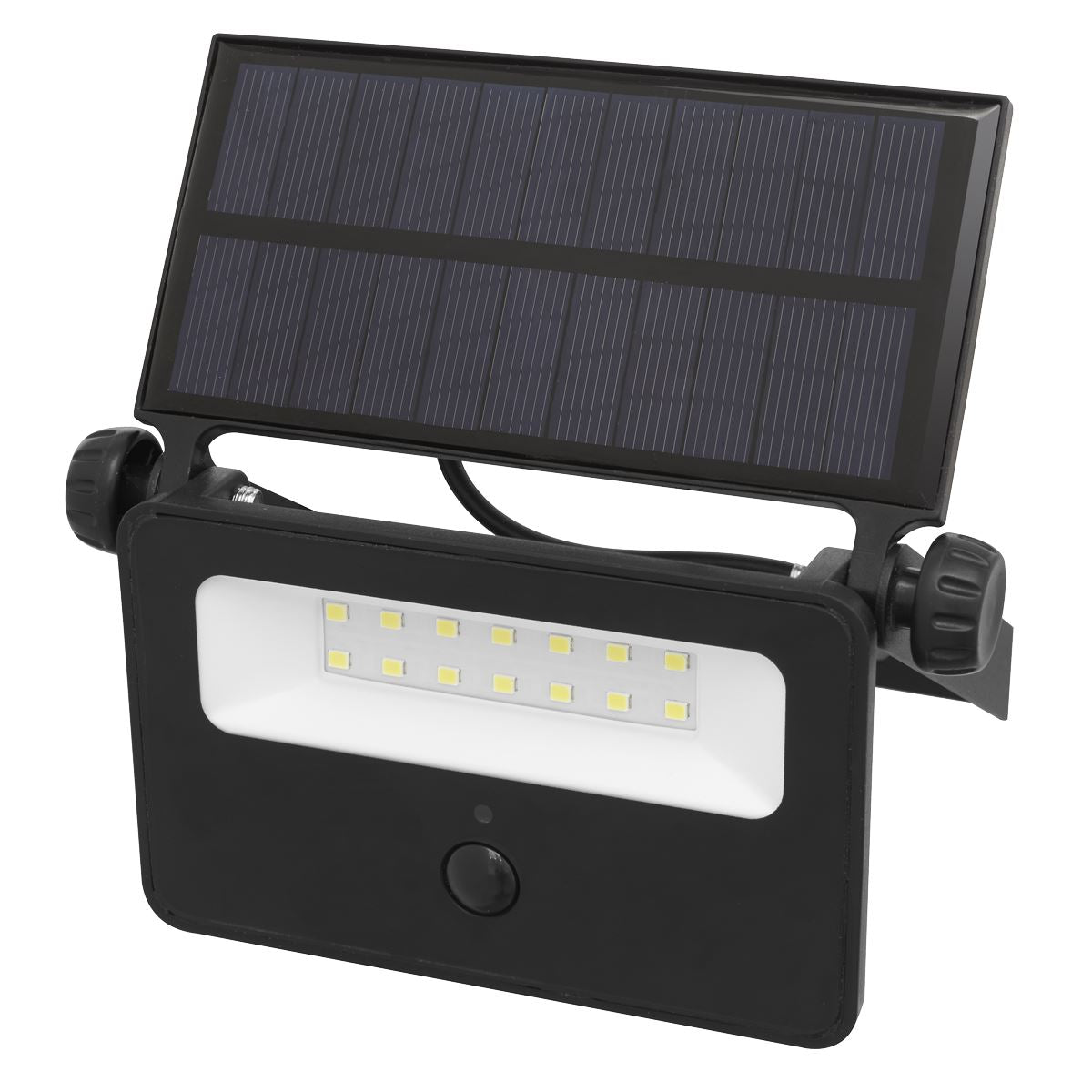 Sealey LED16S Extra-Slim Solar Floodlight with Wall Bracket 16W SMD LED