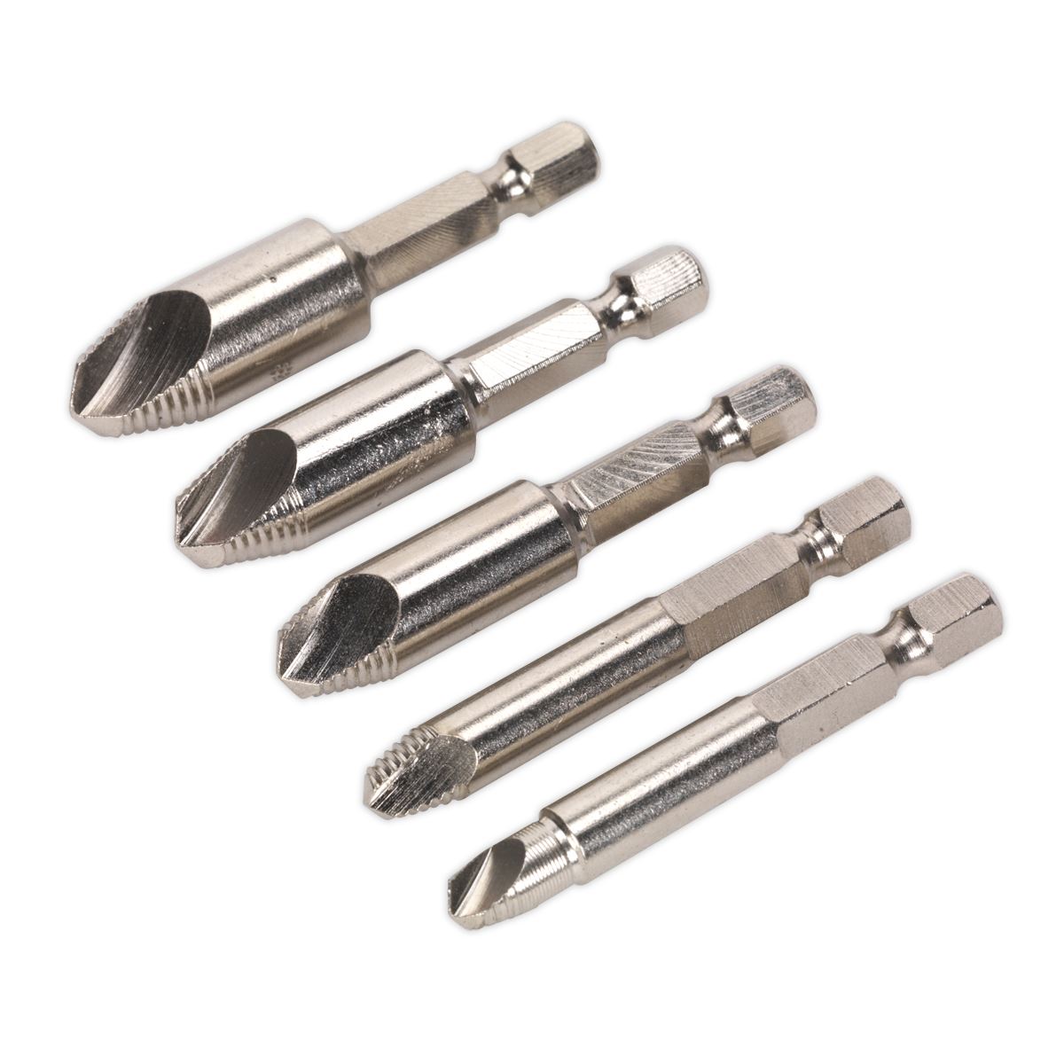 Sealey AK7228 HSS Screw Extractor Set 5pc