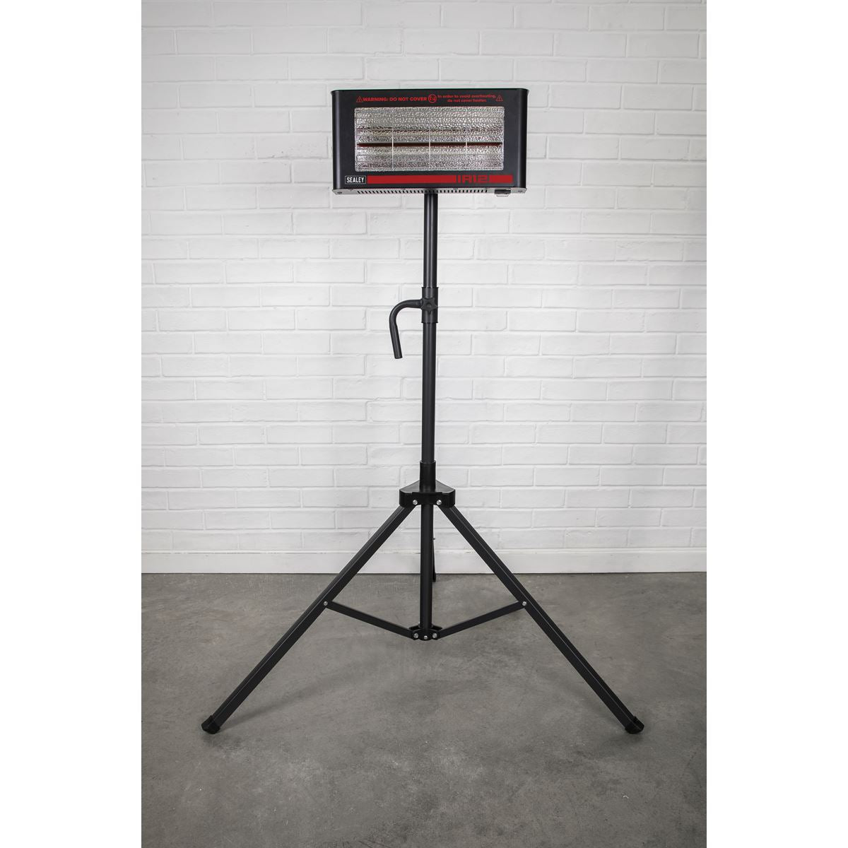 Sealey IR12CT Infrared Quartz Heater with Tripod Stand 230V 1.2kW-McCormickTools