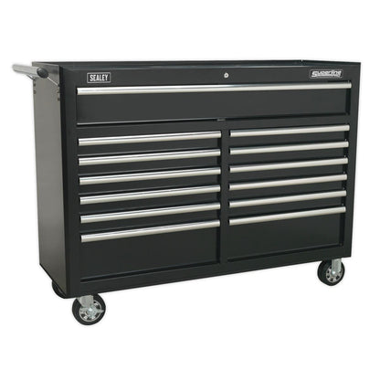 Sealey TBTPBCOMBO4 Tool Chest Combination 23 Drawer with Ball-Bearing Slides - Black with 446pc Tool Kit