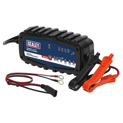 Sealey AUTOCHARGE200HF Compact Auto Smart Charger & Maintainer 2A 6/12V