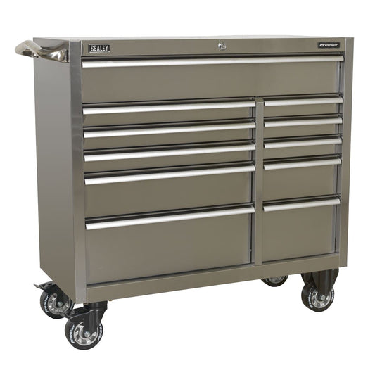 Sealey PTB105511SS Rollcab 11 Drawer 1055mm Extra-Wide Stainless Steel Heavy-Duty