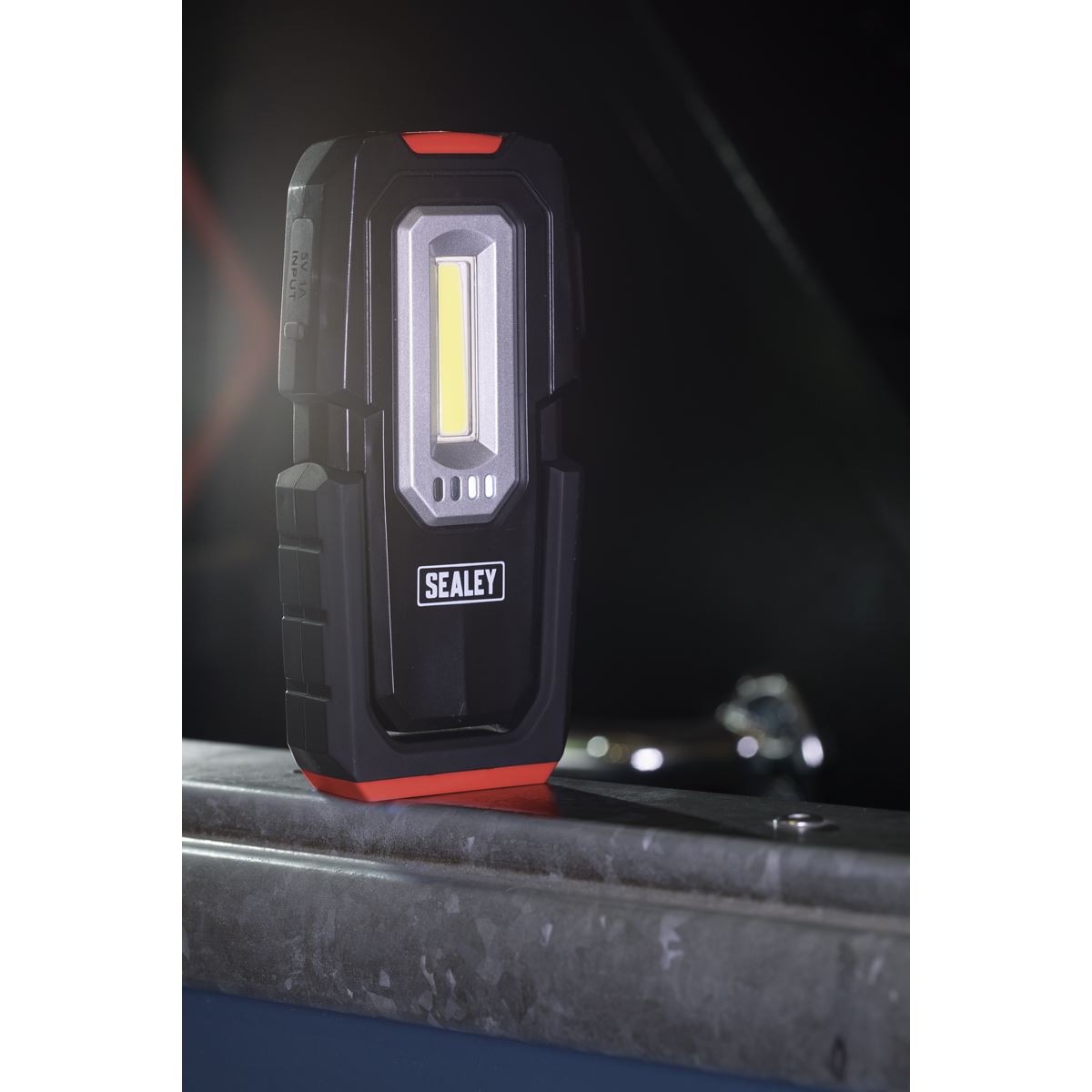 Sealey LEDWC03 Inspection Light 3W COB & 1W SMD LED - Wireless Rechargeable