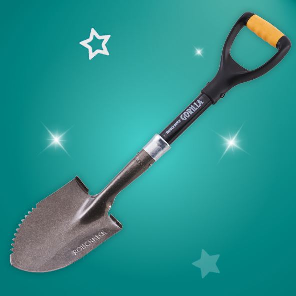 Roughneck Gorilla Sharp Edge Micro Shovel