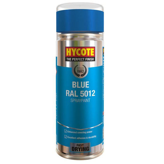 Hycote Blue RAL 5012 Spray Paint Aerosol 400ml