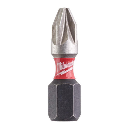 Milwaukee ShockWave Impact Duty PZ2 x 25mm Screwdriving Bits