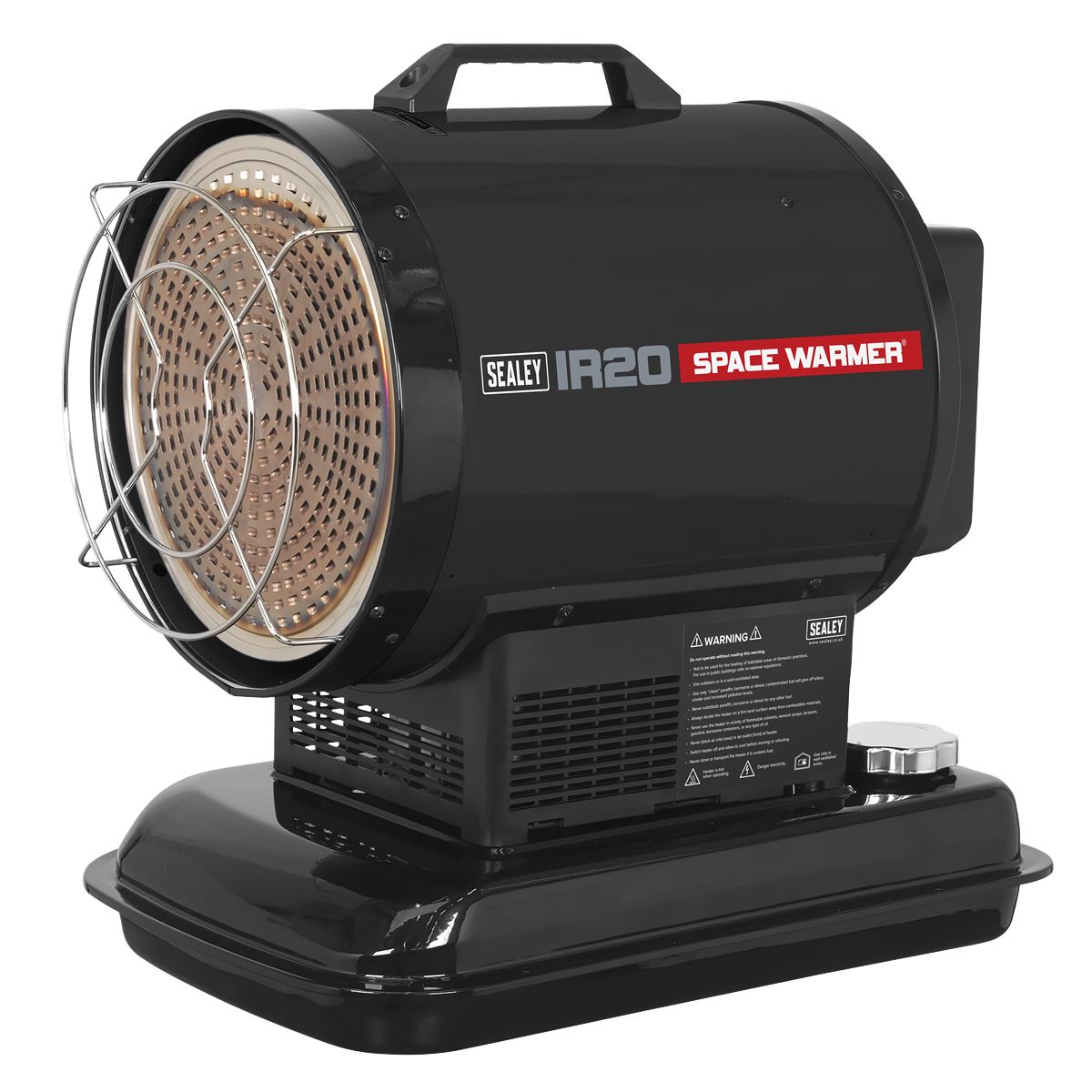 Sealey IR20 Infrared Space Warmer® Paraffin/Kerosene/Diesel Heater 70000Btu/hr