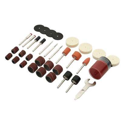 Draper 08954 Accessories Set for D20 Engraver/Grinder 32 Piece