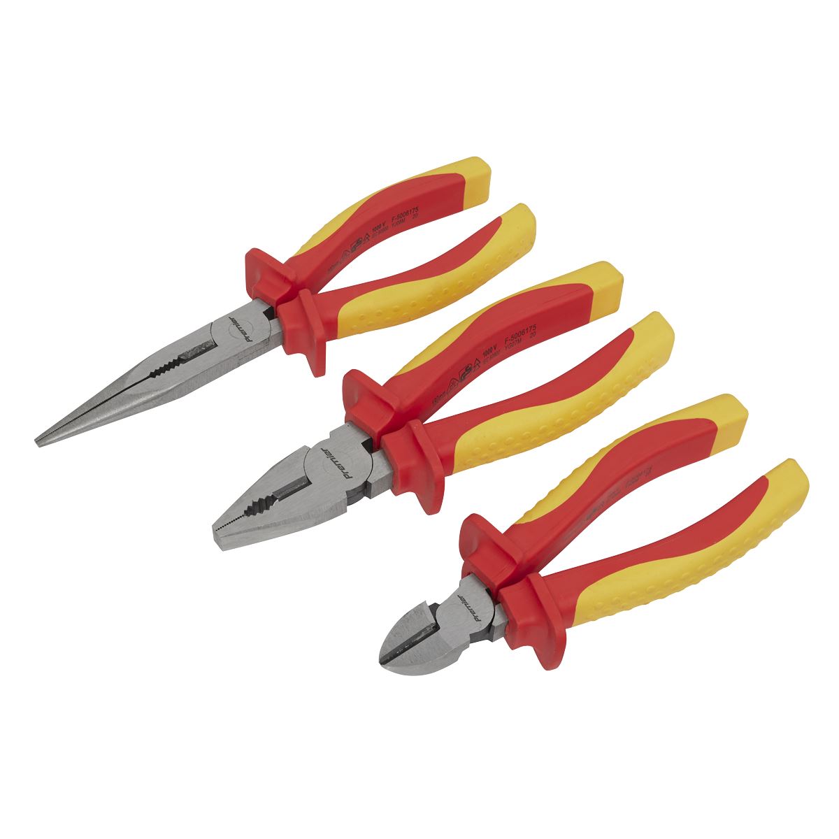 Sealey AK83452 Pliers Set 3pc VDE Approved