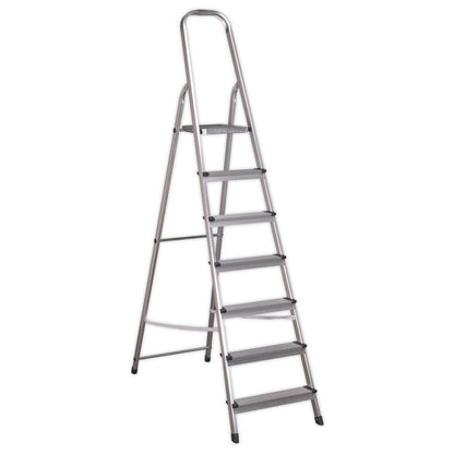 Sealey ASL7 Aluminium Step Ladder 7-Tread EN 131