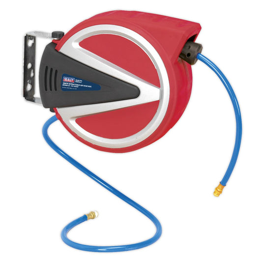 Sealey SA813 Retractable Air Hose Reel 10m Ø8mm ID - PU Hose