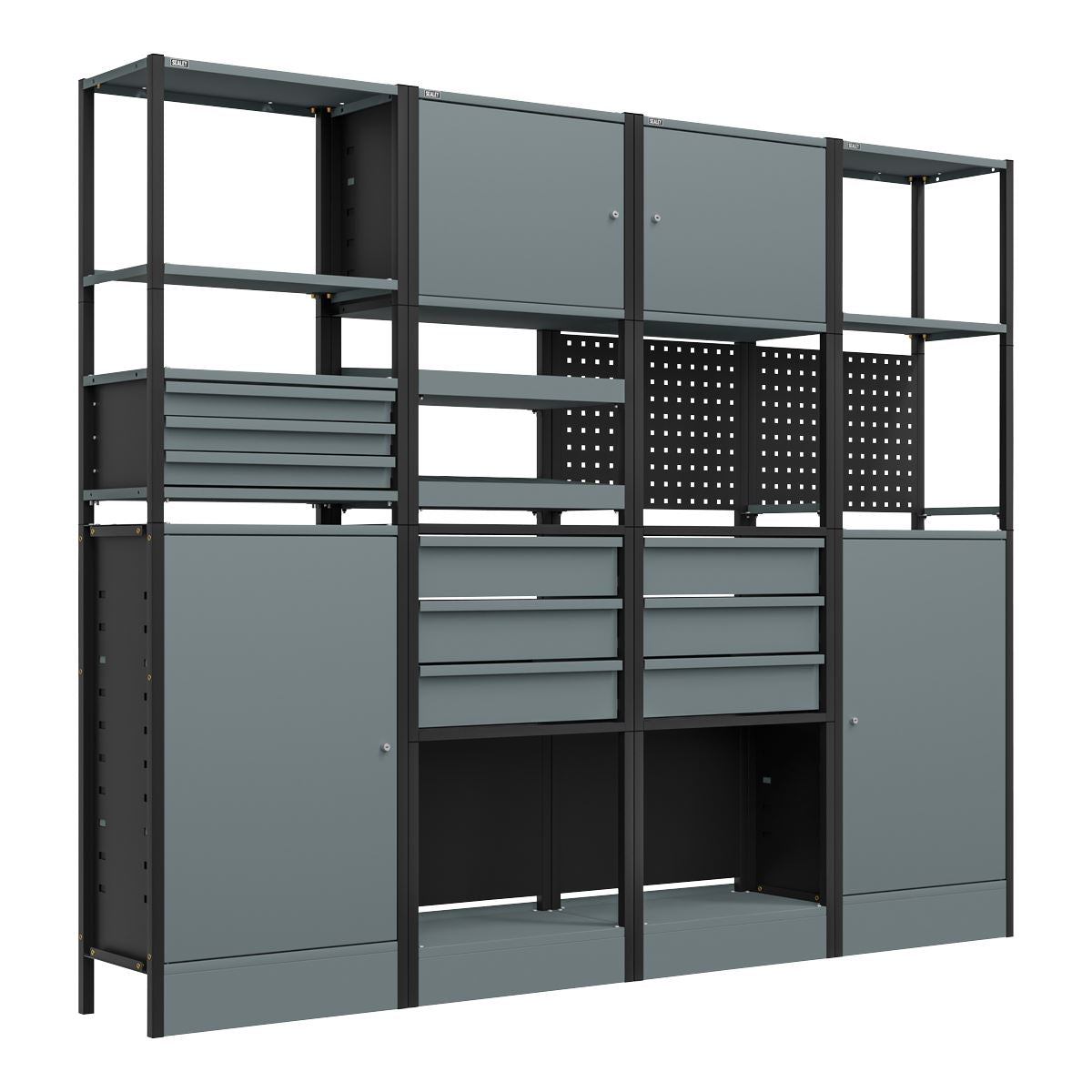 Sealey APMRSTACK2 Modular Racking System Combo 2.32m