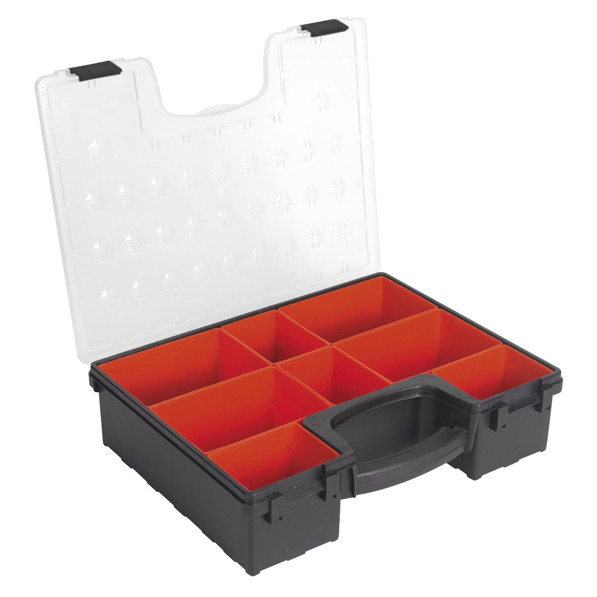 Sealey APAS3R Parts Storage Case with 8 Removable Compartments