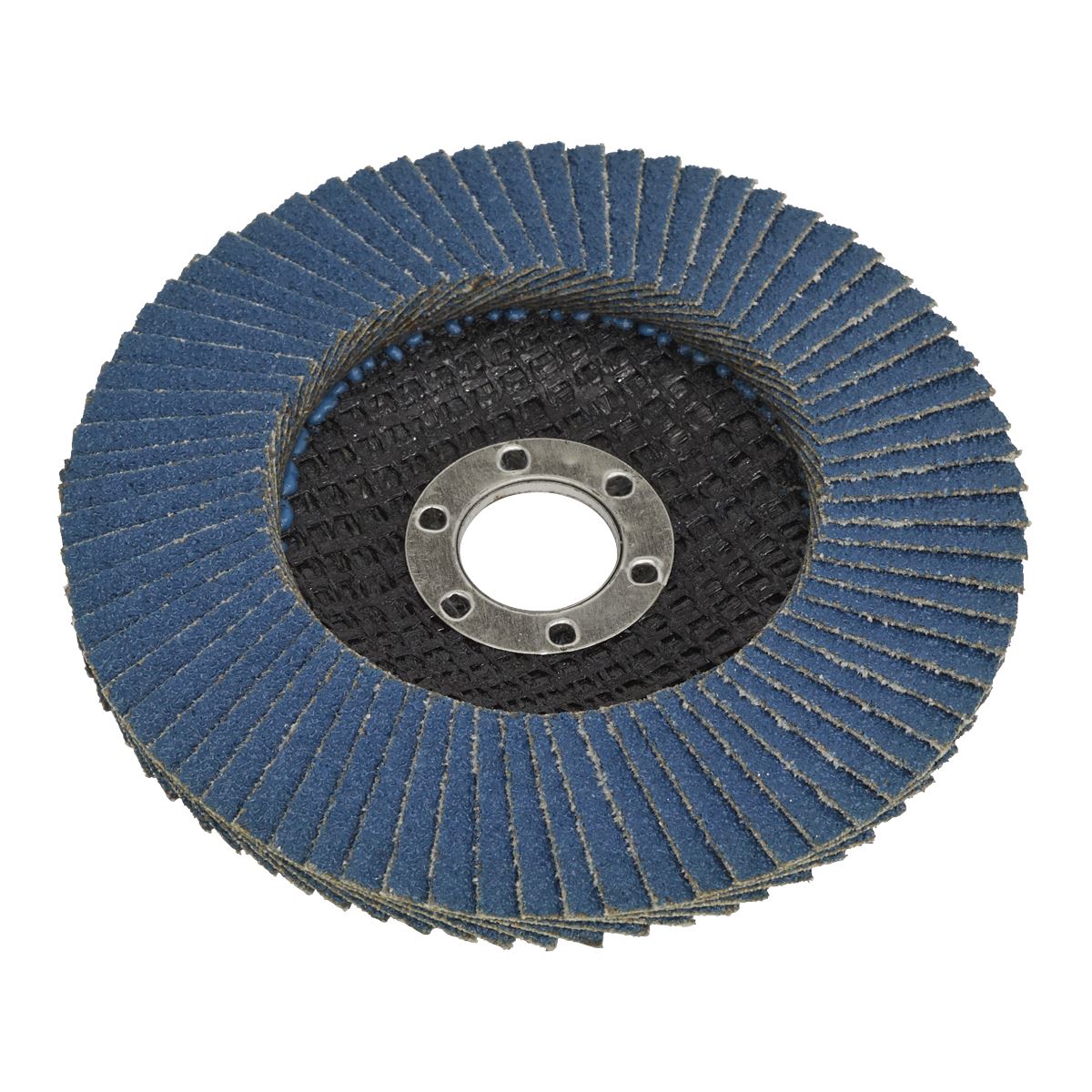 Sealey FD10040 Flap Disc Zirconium Ø100mm Ø16mm Bore 40Grit