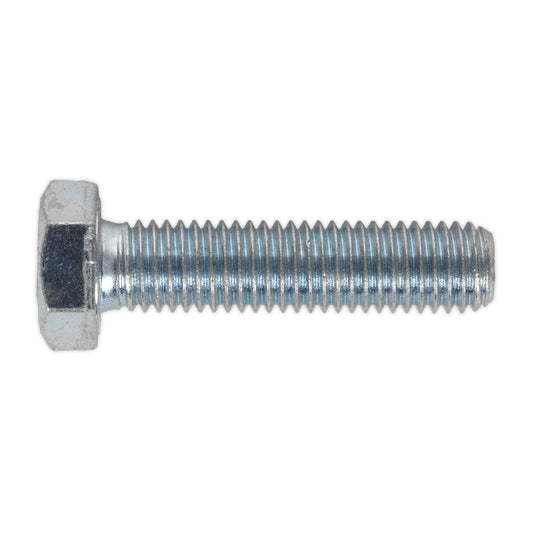 Sealey SS1250 HT Setscrew M12 x 50mm 8.8 Zinc Pack of 25