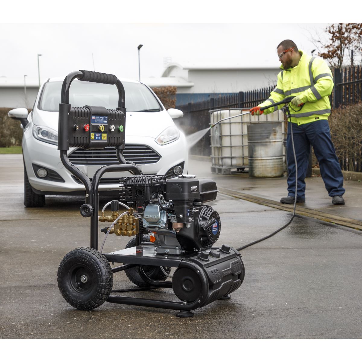 Sealey PWM2500SP Pressure Washer 220bar 540L/hr Self-Priming 6.5hp Petrol