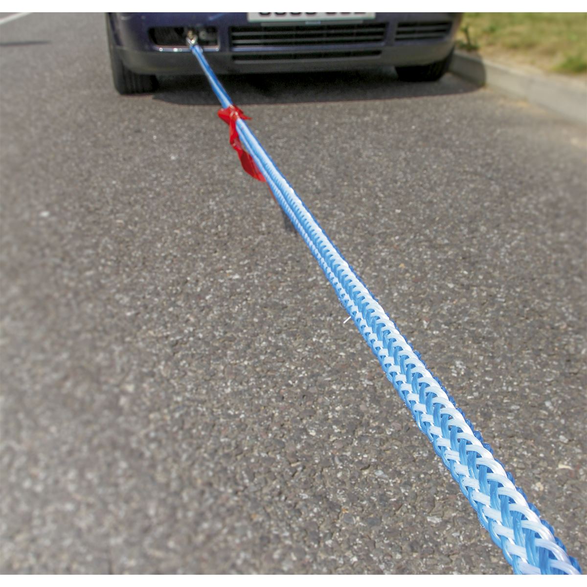 Sealey TH2502 Tow Rope 2000kg Rolling Load Capacity