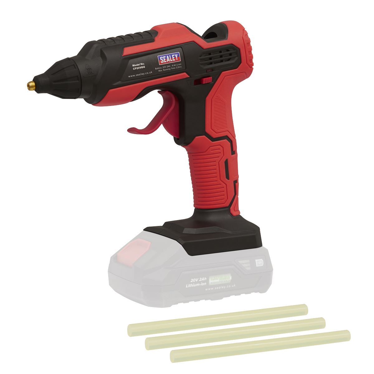 Sealey CP20VGG Cordless Glue Gun 20V SV20 Series - Body Only