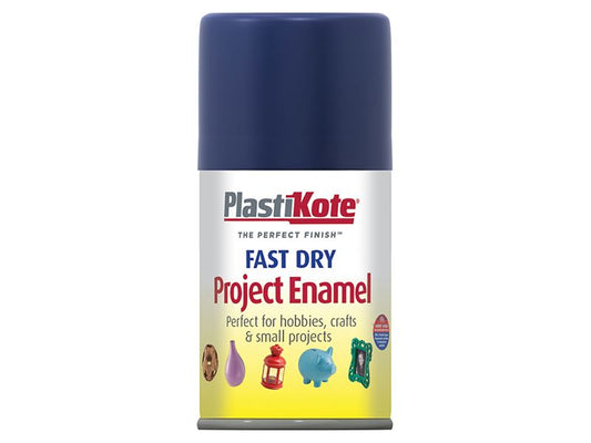 Plastikote Fast Dry Enamel Aerosol Night Blue 100ml