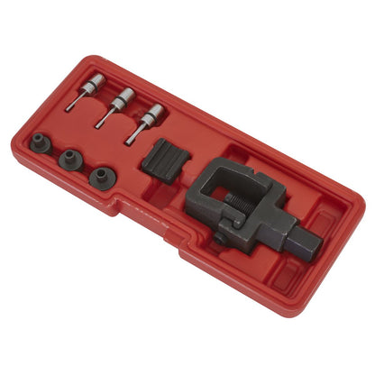 Sealey SMC4 Heavy-Duty Motorcycle Chain Splitter & Riveting Tool Set