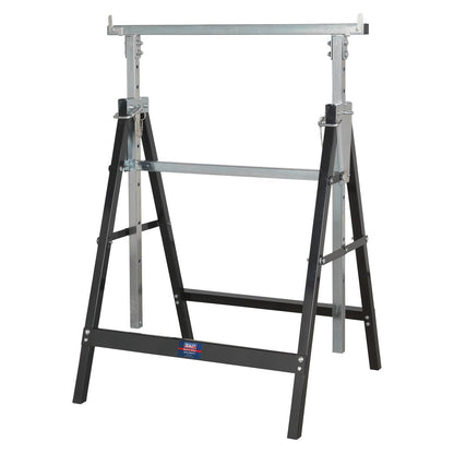 Sealey FDT32 Fold Down Telescopic Trestle - 200kg Capacity - Pair