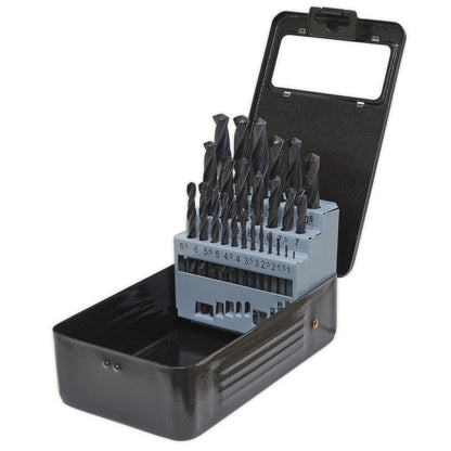 Sealey DBS25RF HSS Roll Forged Drill Bit Set 25pc Ø1-13mm