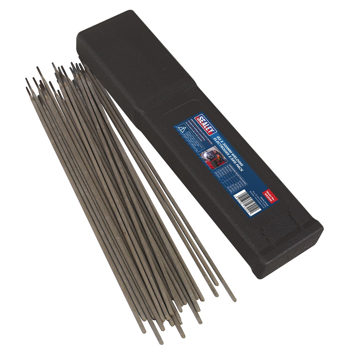 Sealey WE2520 Welding Electrodes Ø2 x 300mm 2.5kg Pack