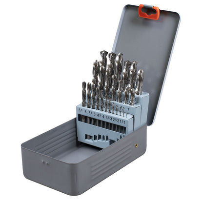 Sealey AK8191 Left-Hand Spiral Drill Bit Set 25pc