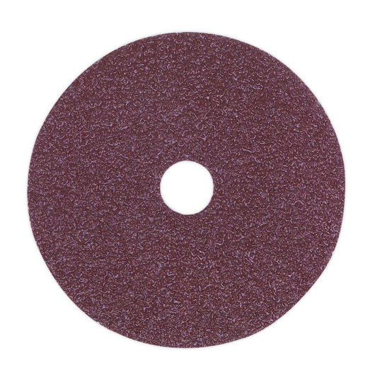 Sealey FBD10036 Sanding Disc Fibre Backed Ø100mm 36Grit Pack of 25