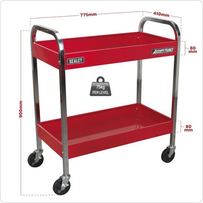 Sealey CX102 Trolley 2-Level Heavy-Duty