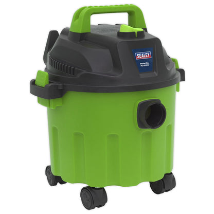 Sealey PC102HV Vacuum Cleaner Wet & Dry 10L 1000W/230V - Green