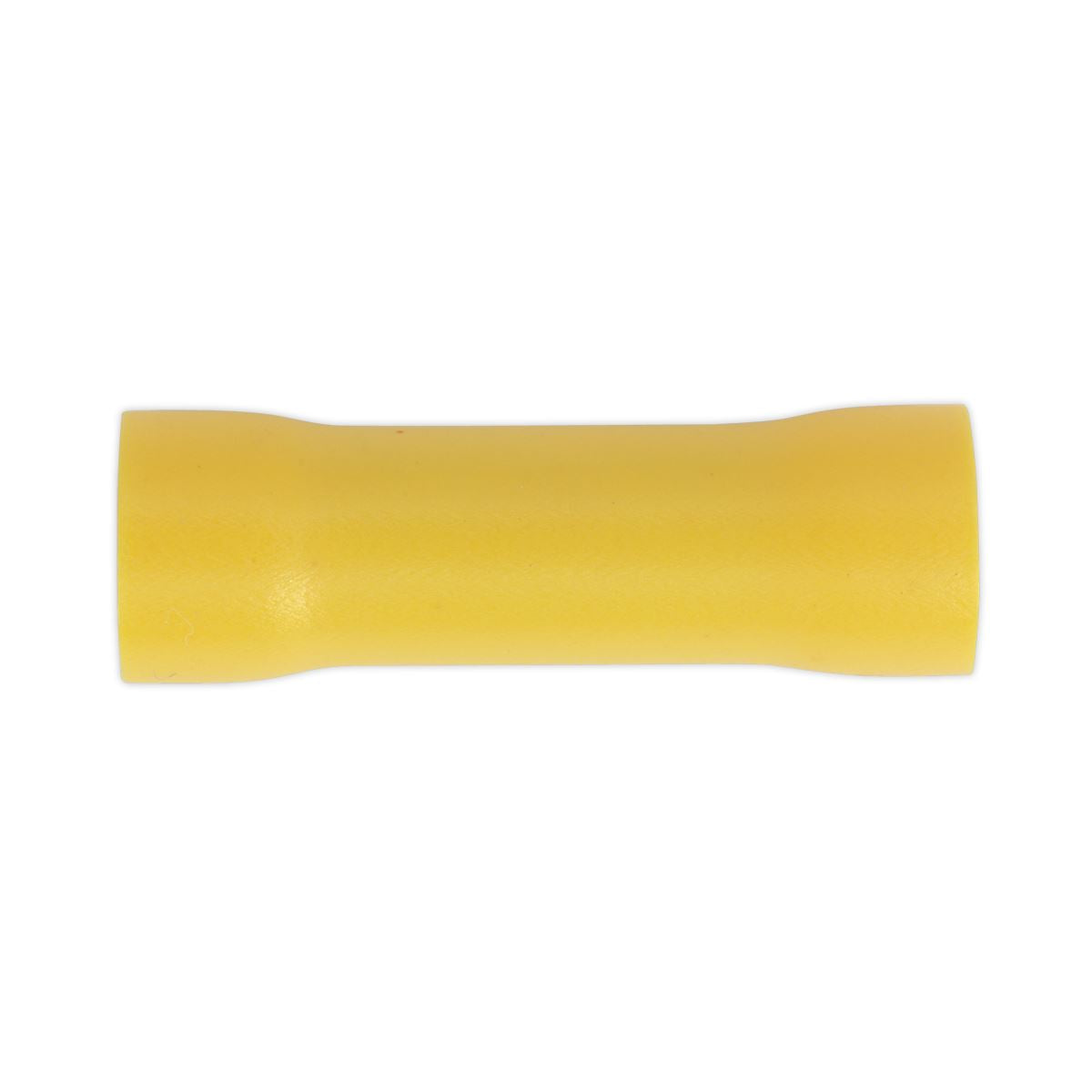 Sealey YT10 Butt Connector Terminal Ø5.5mm Yellow Pack of 100