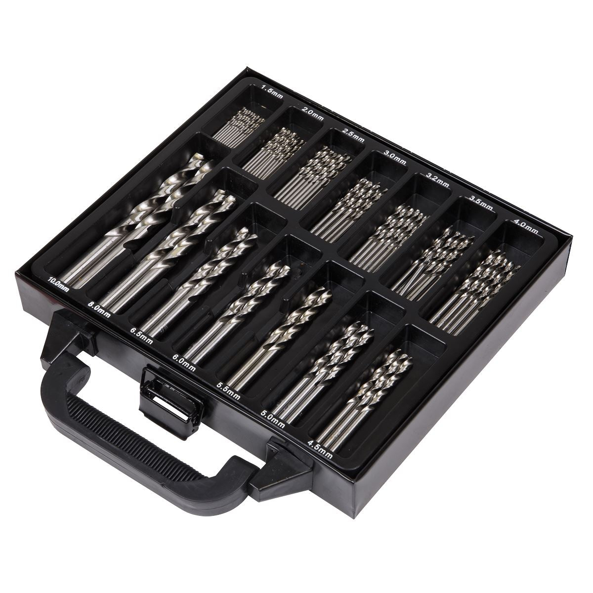 Sealey DBS99FG Drill Bit Set Fully Ground 99pc