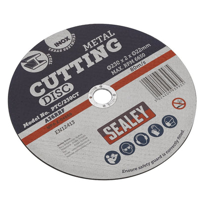 Sealey PTC/230CT Cutting Disc Ø230 x 2mm Ø22mm Bore