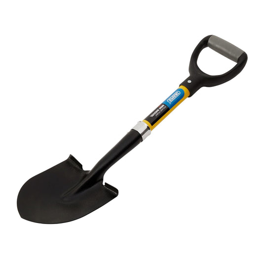 Draper 57569 Round Point Mini Builders Shovel with Fibreglass Shaft