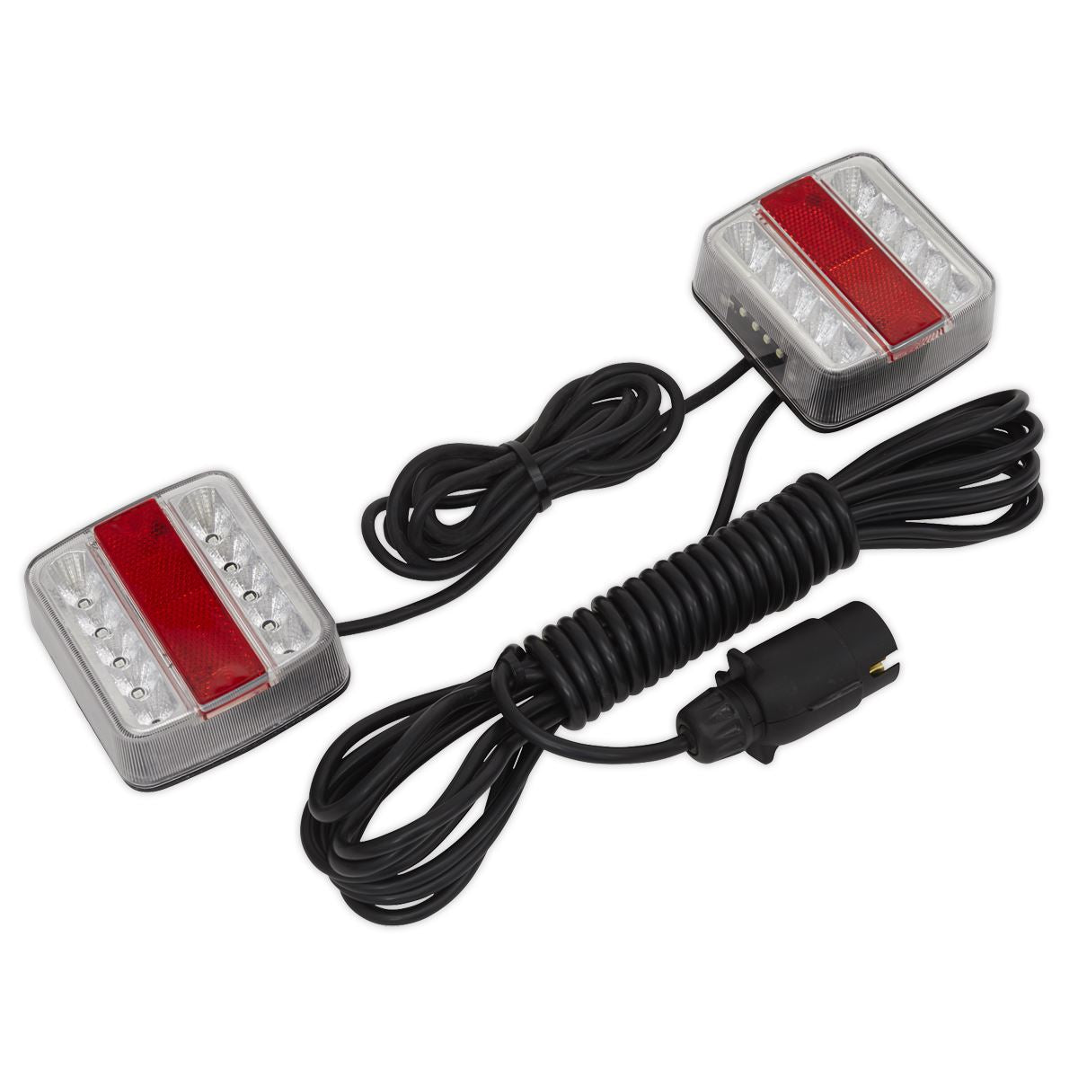 Sealey TB18LEDMAG Rear Lighting Set Magnetic LED 12V