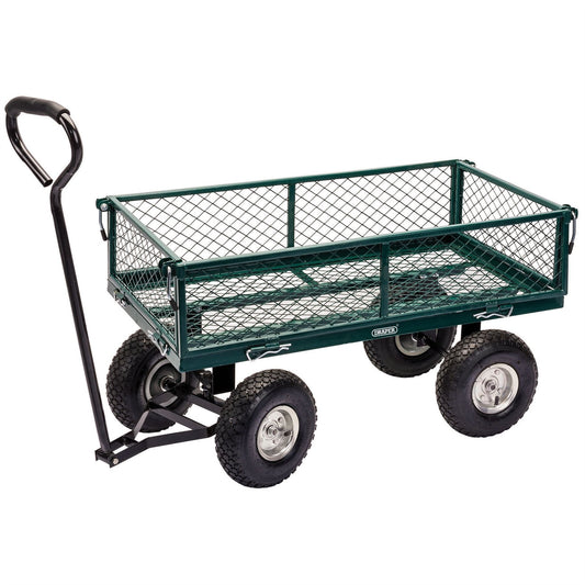 Draper 58552 Steel Mesh Garden Trolley Cart 200kg