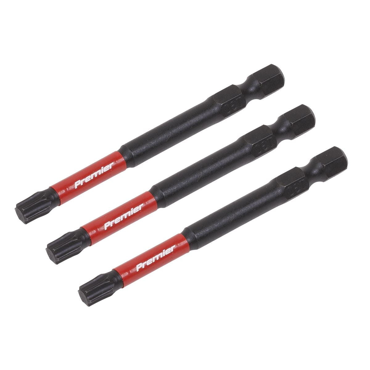 Sealey AK8270 TRX Star* T30 Impact Power Tool Bits 75mm - 3pc