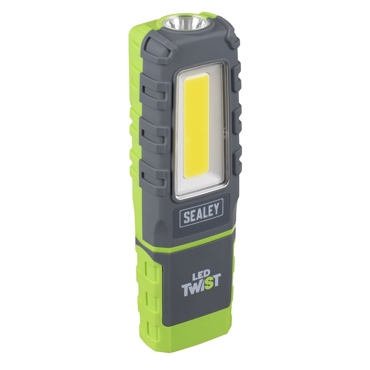 Sealey LED601G LED Twist Rechargeable Inspection Light 5W COB & 1W SMD