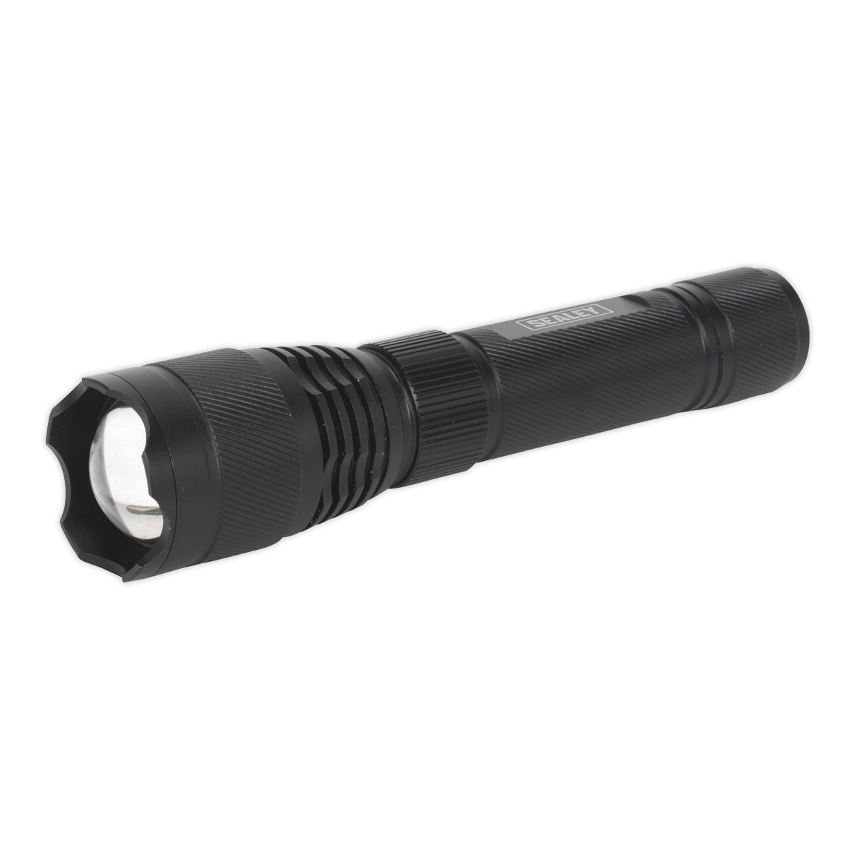 Sealey LED449 Aluminium Torch 10W SMD LED Adjustable Focus Rechargeable