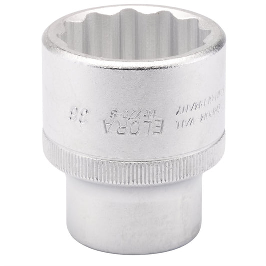 Elora 00799 Bi-Hexagon Socket 3/4" Sq. Dr. 36mm