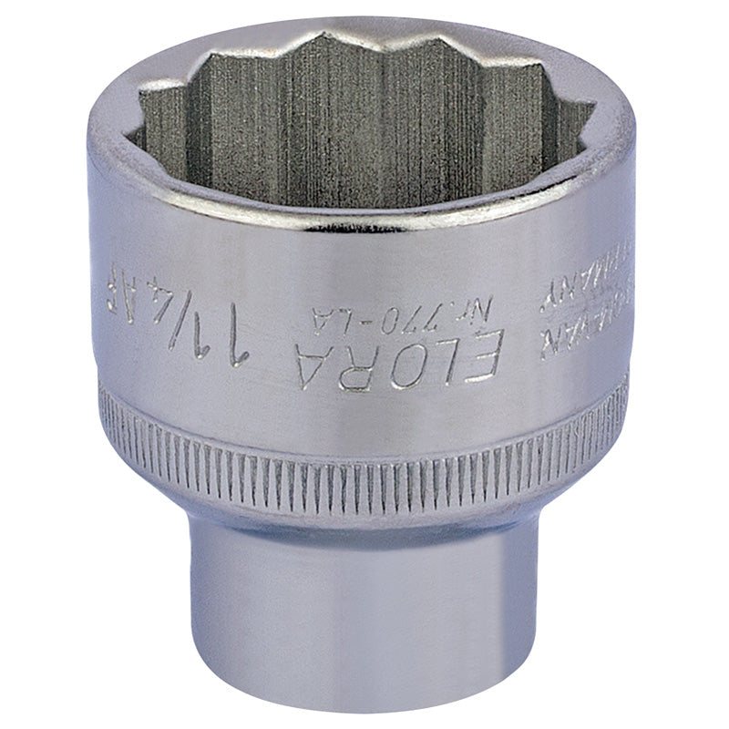 Elora 1.1/4" 1/2" Square Drive Bi-Hexagon Socket 24517