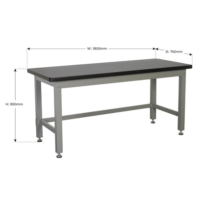 Sealey API1800 Workbench Steel Industrial 1.8m