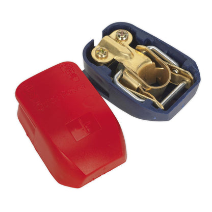 Sealey BTQK12 Quick Release Battery Clamps Positive-Negative Pair