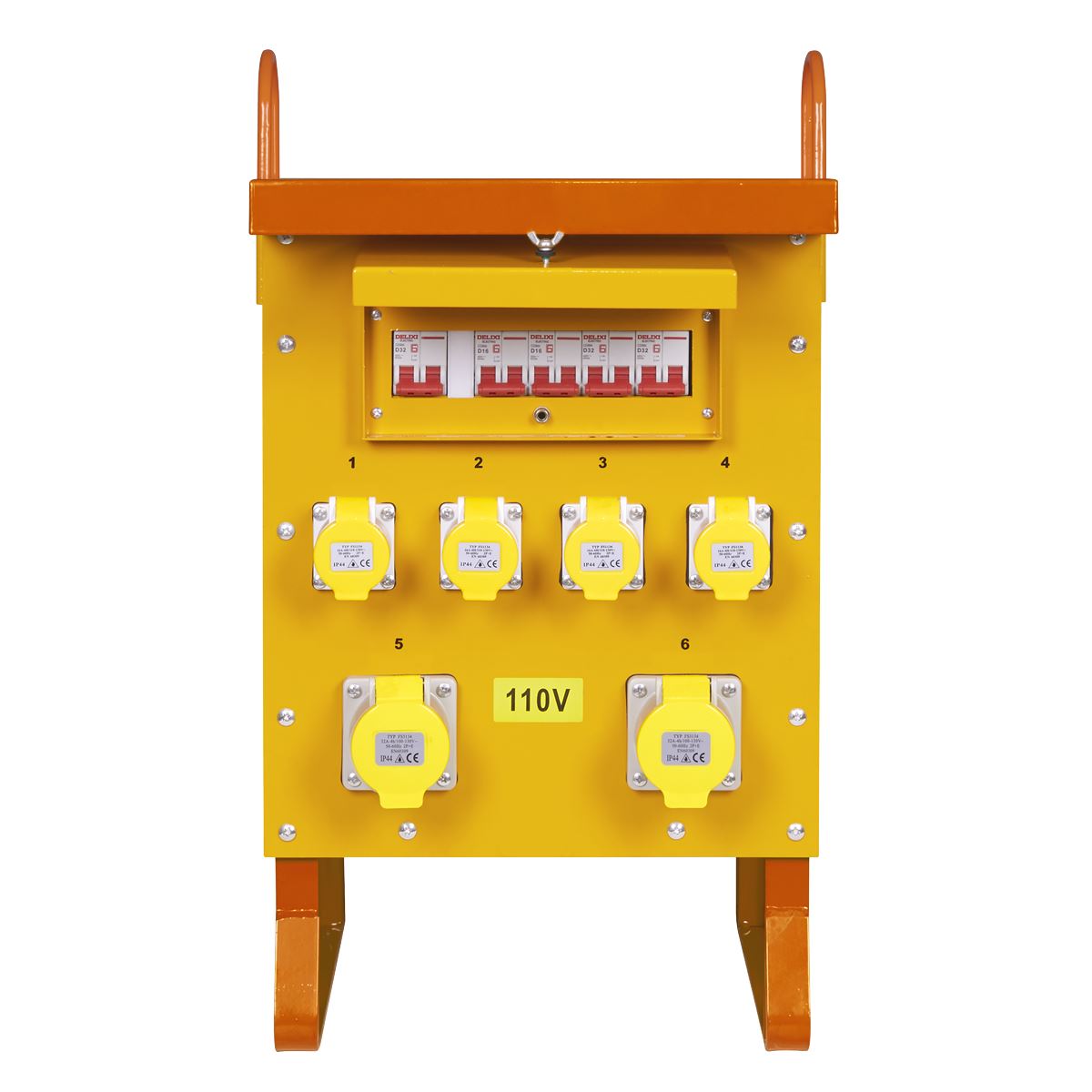 Sealey WST10000 110V 10kVA Single Phase Site Transformer