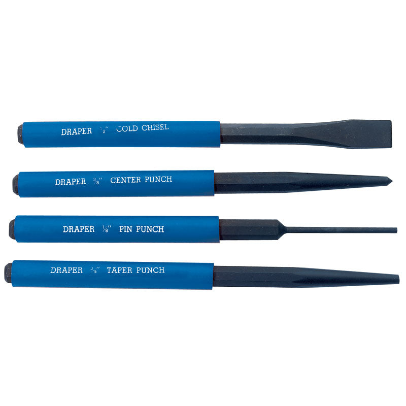Draper 4 piece Chisel and Punch Set 26559