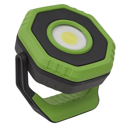 Sealey LED1400P Rechargeable Pocket Floodlight with Magnet 360° 14W COB LED - Green